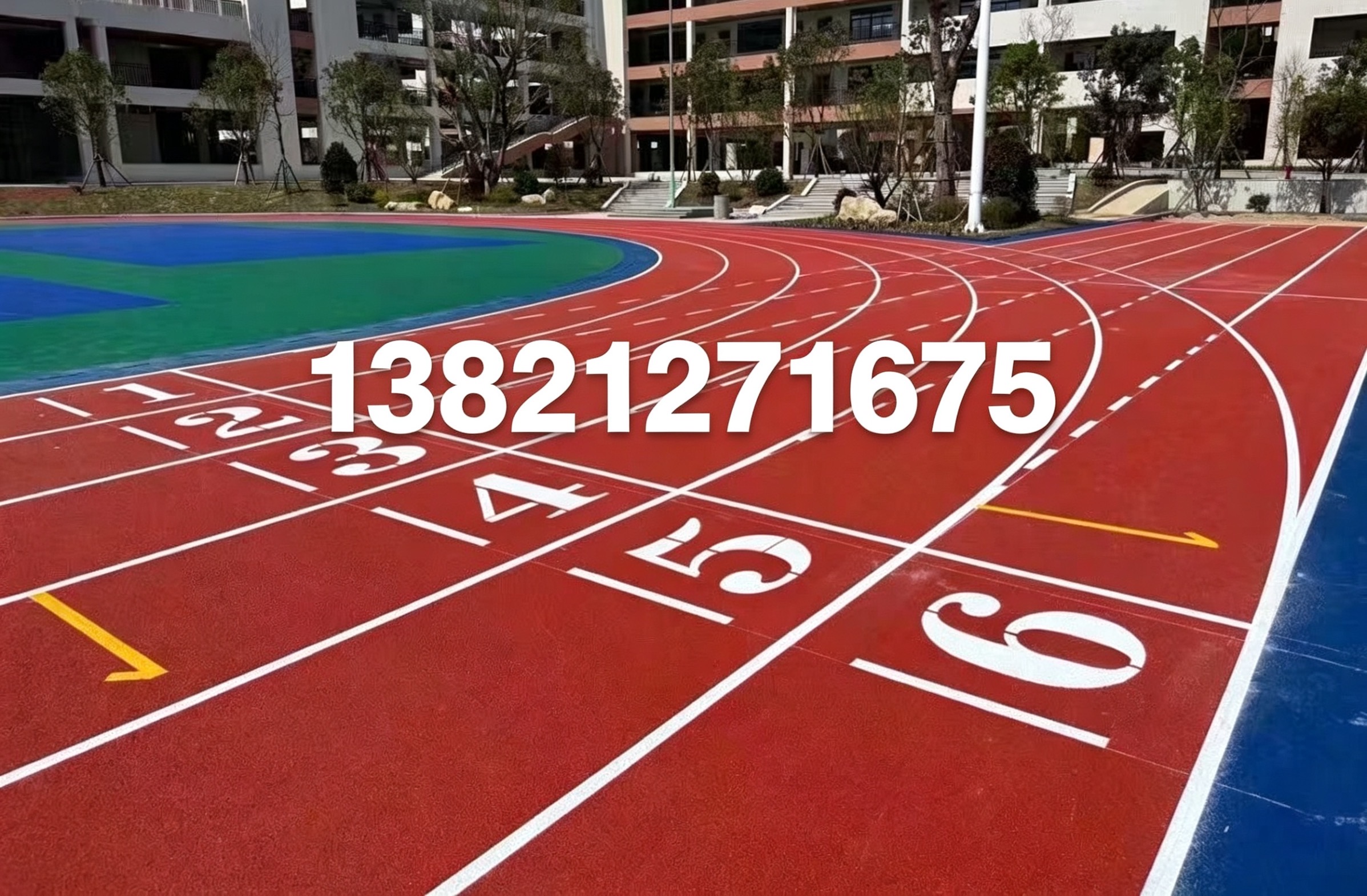 赣州市人造草坪塑胶跑道 - 价格